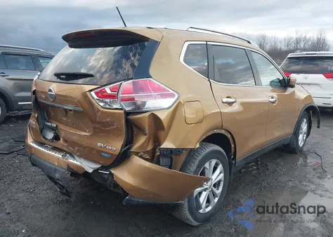 2014 Nissan Rogue Sv из США, поврежденный, VIN 5N1AT2MK1EC859196